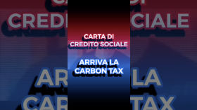 Carta di Credito Sociale - Arriva la Carbon Tax by Titosfriends_official